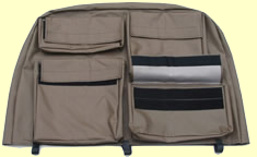 Blue Bird Brown seat back with pockets